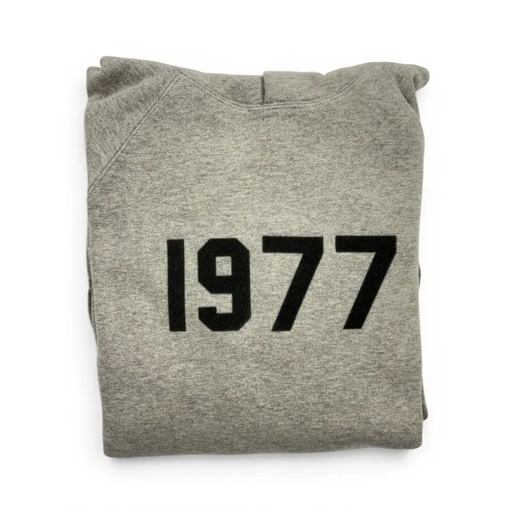 NEW Fear of God Essentials Hoodie 1977 Dark Oatmeal